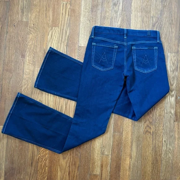 7 For All Mankind A Pocket Flare Jeans - Picture 3 of 8